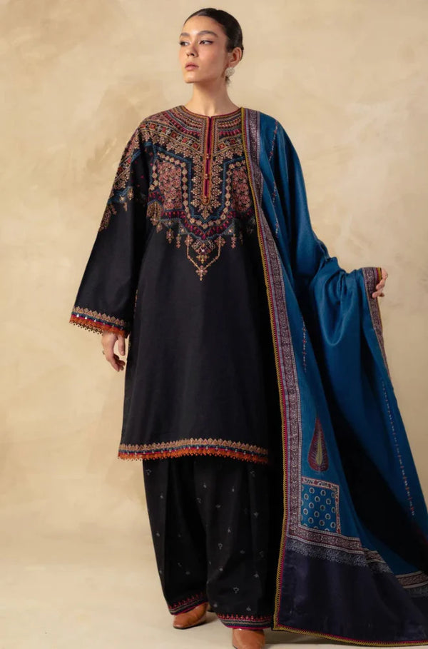 3 Piece - Lawn Embroidered Suit (Z894)