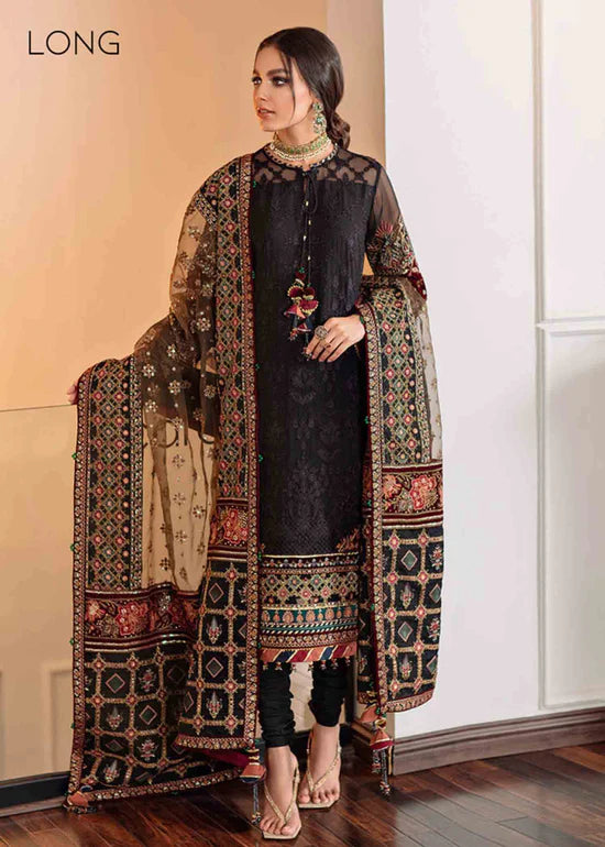 3PC Lawn With Heavy Embroidered Shirt With Organza Embroidered Dupatta (Z302)