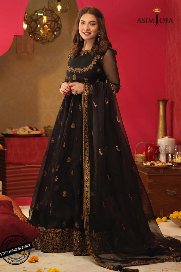 - 3PC Organza Heavy Embroidered Shirt With Organza Embroidered Dupatta  Z100